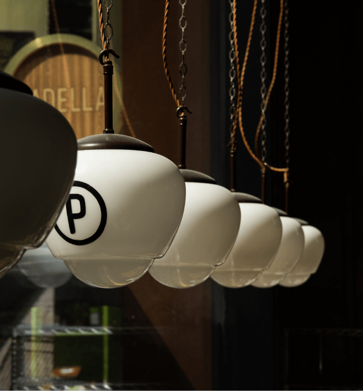Padella branded lamps